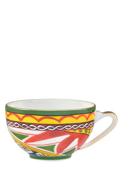 Limoni Carretto Tea Cup & Saucer Set